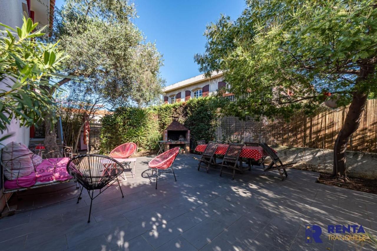 Villa Catalane I 200 M I Terrasse 20 M I Jardin Perpignan Exterior foto